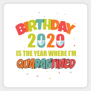 BIRTHDAY 2020 QUARANTINE || FUNNY GIFTS Sticker